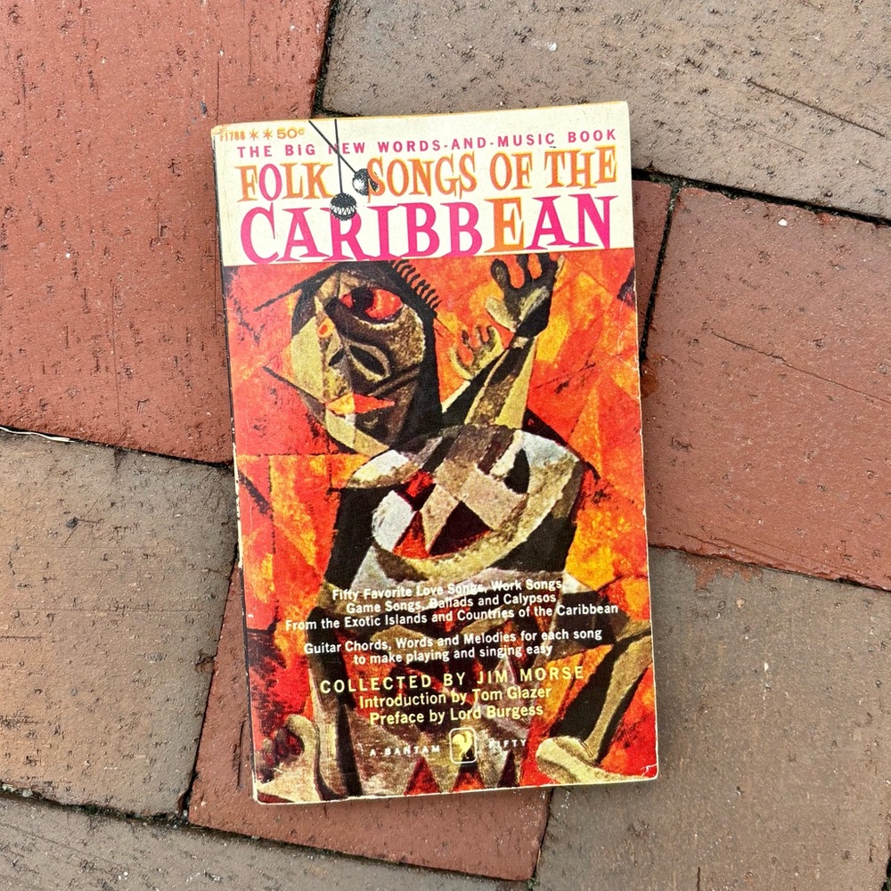1958 Folk Songs of the Caribbean Jim Morse Lord Burgess Tropical Island Mexico